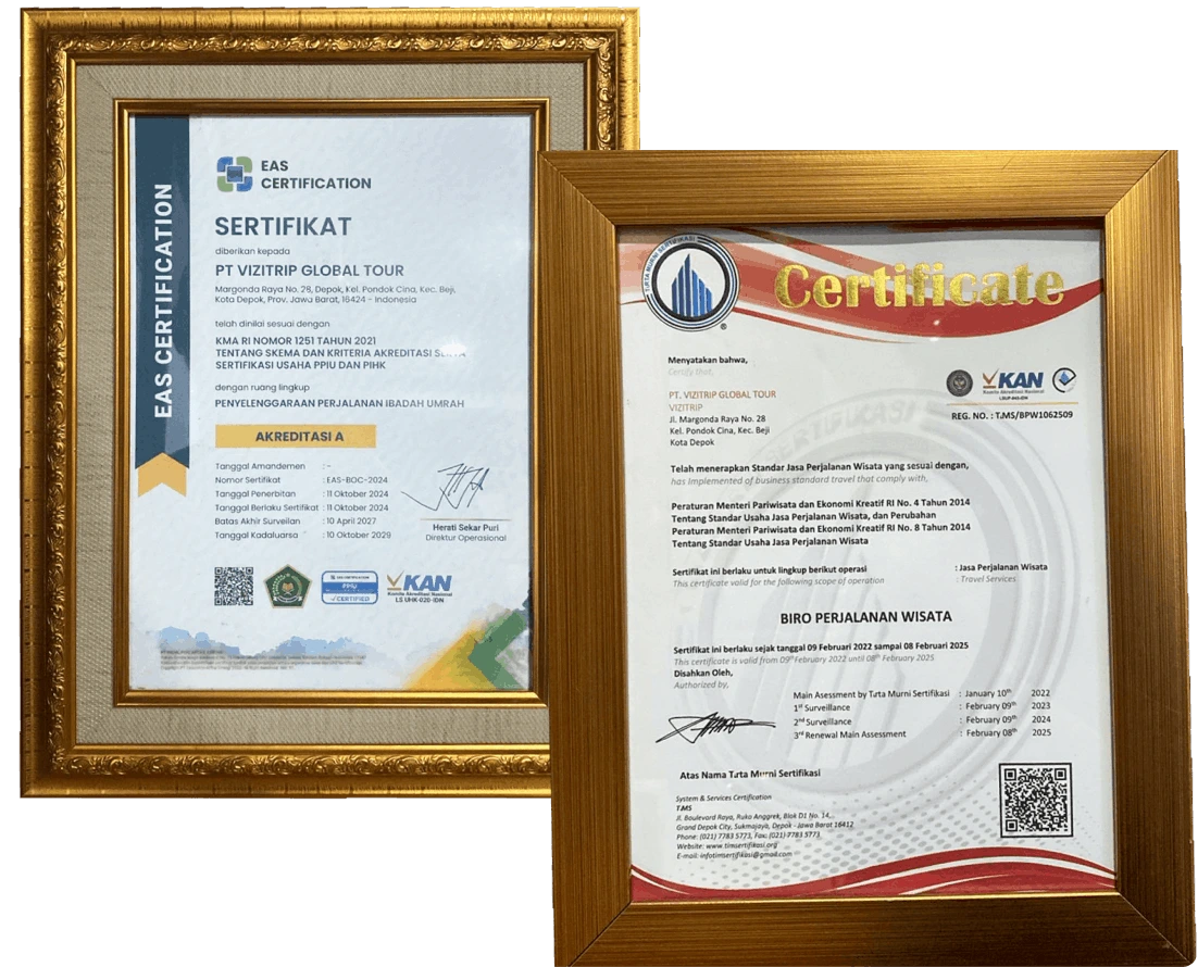 Vizitrip Certificate 1